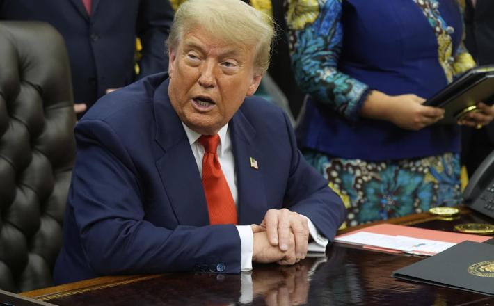 Trump bi rad ostal v zgodovini zapisan kot "mirovnik"... Vir:X