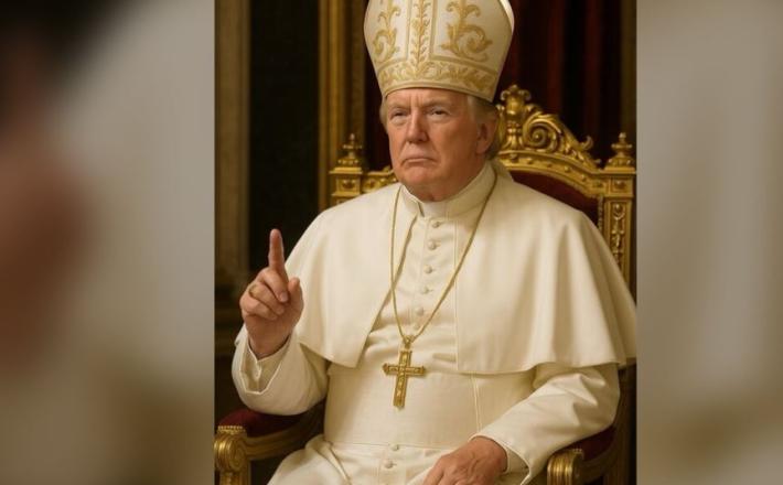 Trump kot papež