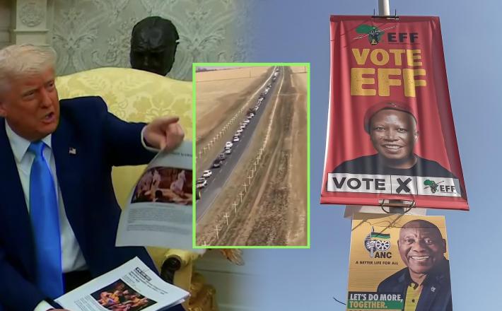 Ramaphosa in Trump Vir: X