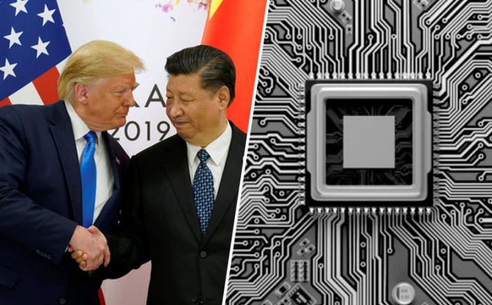 Xi Jinping in Donald Trump