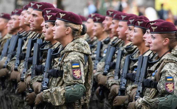 Ukrajinske ženske v vojski Vir: X