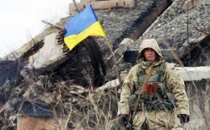 Ukrajnski vojak blizu Avdivke Vir:Yandex, Telegram