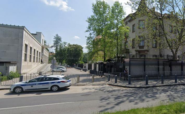 Veleposlaništvo Rusije v Ljubljani Vir: Google Street View, posnetek zaslona