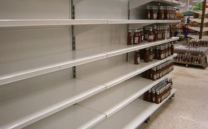 Venezuela - prazne trgovine