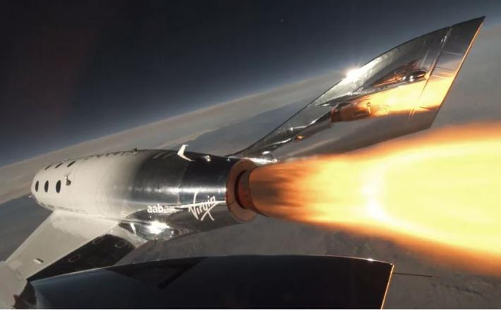 Virgin Galactic - raketoplan  Vir:Virgin Galactic