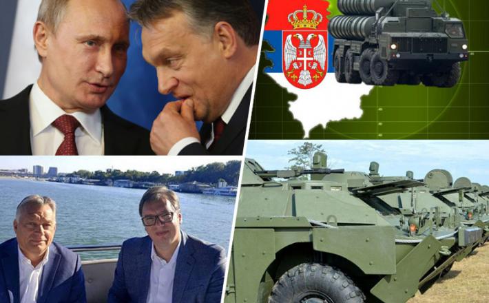 Vučić, Putin Orban in orožje za Srbijo