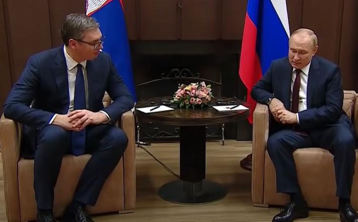 Aleksandar Vučić in Vladimir Putin