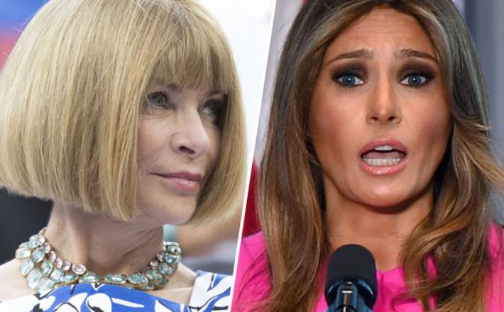 Anna Wintour in Melania Trump