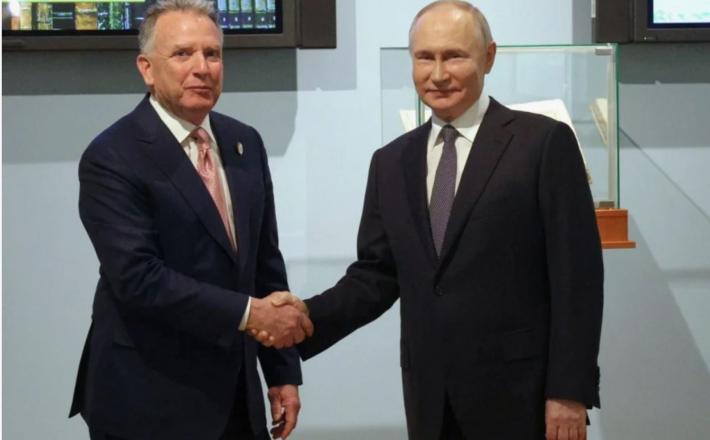 Steve Witkoff in Vladimir Putin  Vir: UPRF, Telegram