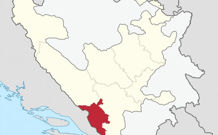 Posušje na zemljevidu