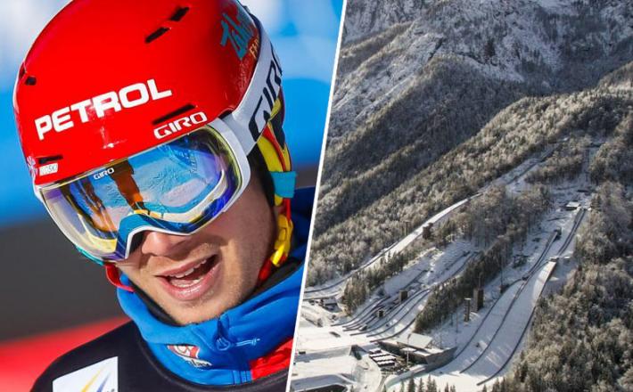 Žan Košir in Planica