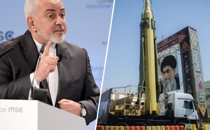 Zarif in iranska raketa