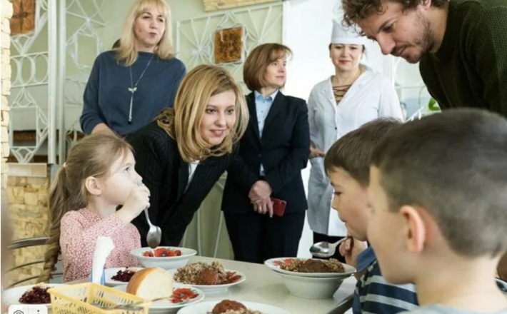 Elena Zelenska z otroci. Vir: Bloknot Odesa Olena Zelenska z otroci Vir: Bloknot Odesa