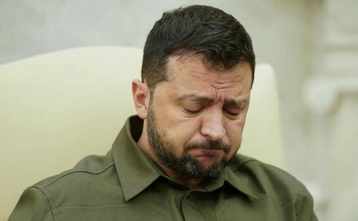 Zelenski pred slabimi izbirami... Vir: Posnetek zaslona, X Zelenski pred slabimi izbirami...Vir: Sputnik, X