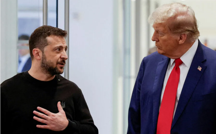 Zelenski in Trump Vir: Telegram