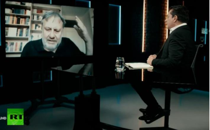 Slavoj Žižek  Vir: Posnetek zaslona