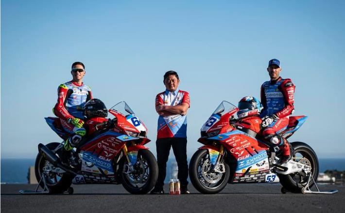 Valentin Debise, Federico Caricasulo in Zhang Xue (Vir: Xinhua) 