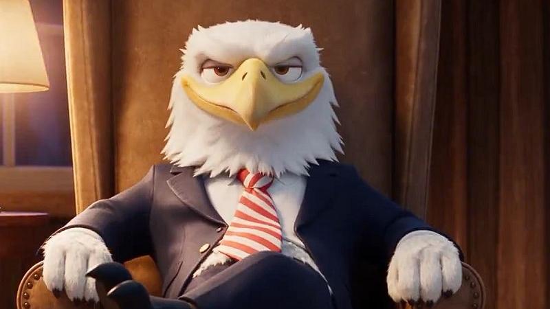 Ameriški orel ima rad izjeme...Vir: Xinhua, posnetek zaslona