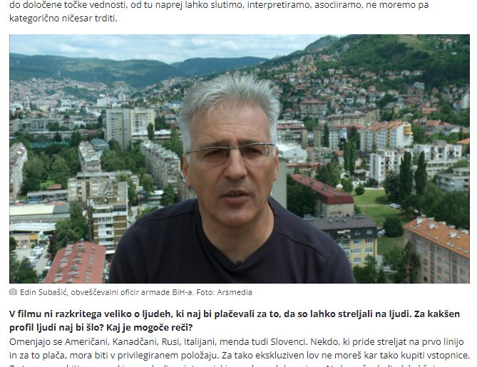 Obveščevalec Edin Subašić - ali res ni imel motiva, da očrni Srbe?