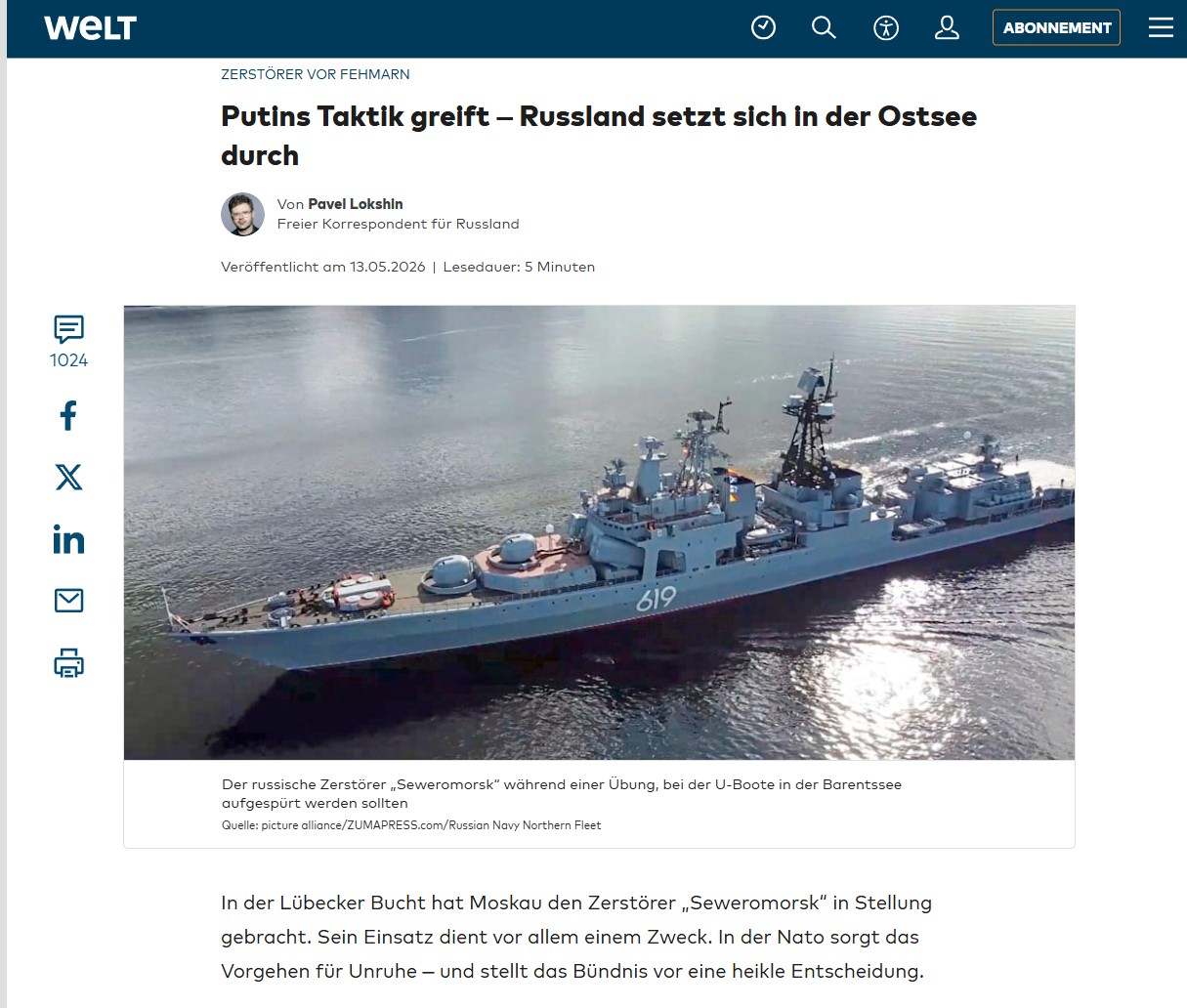 Taktika deluje: Die Welt