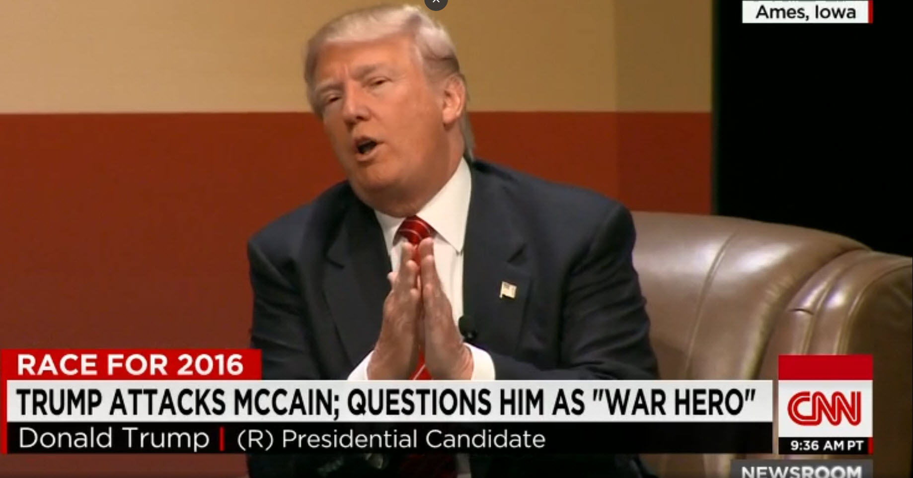 Trump javno dvomi o herojstvu McCaina