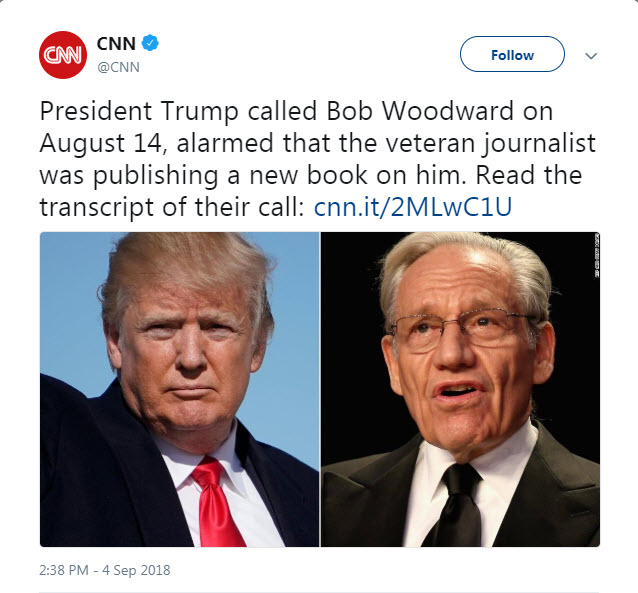 Trump in Woodward