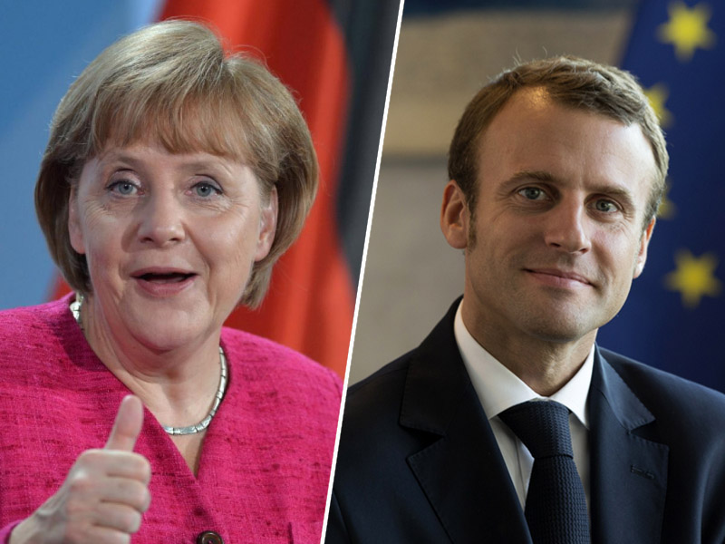 Angela Merkel Emmanuel Macron