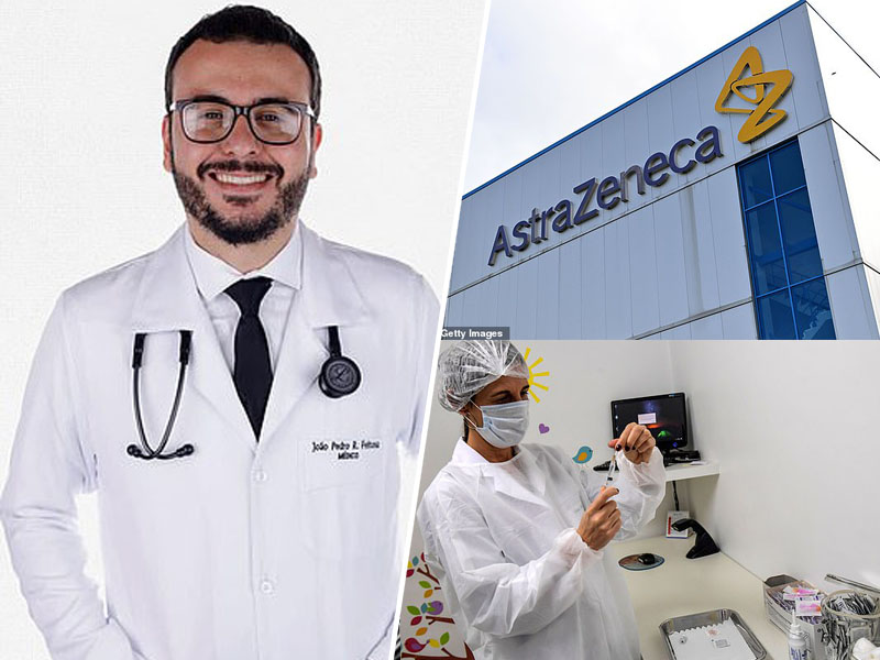 AstraZeneca in zdravnik iz Brazilije