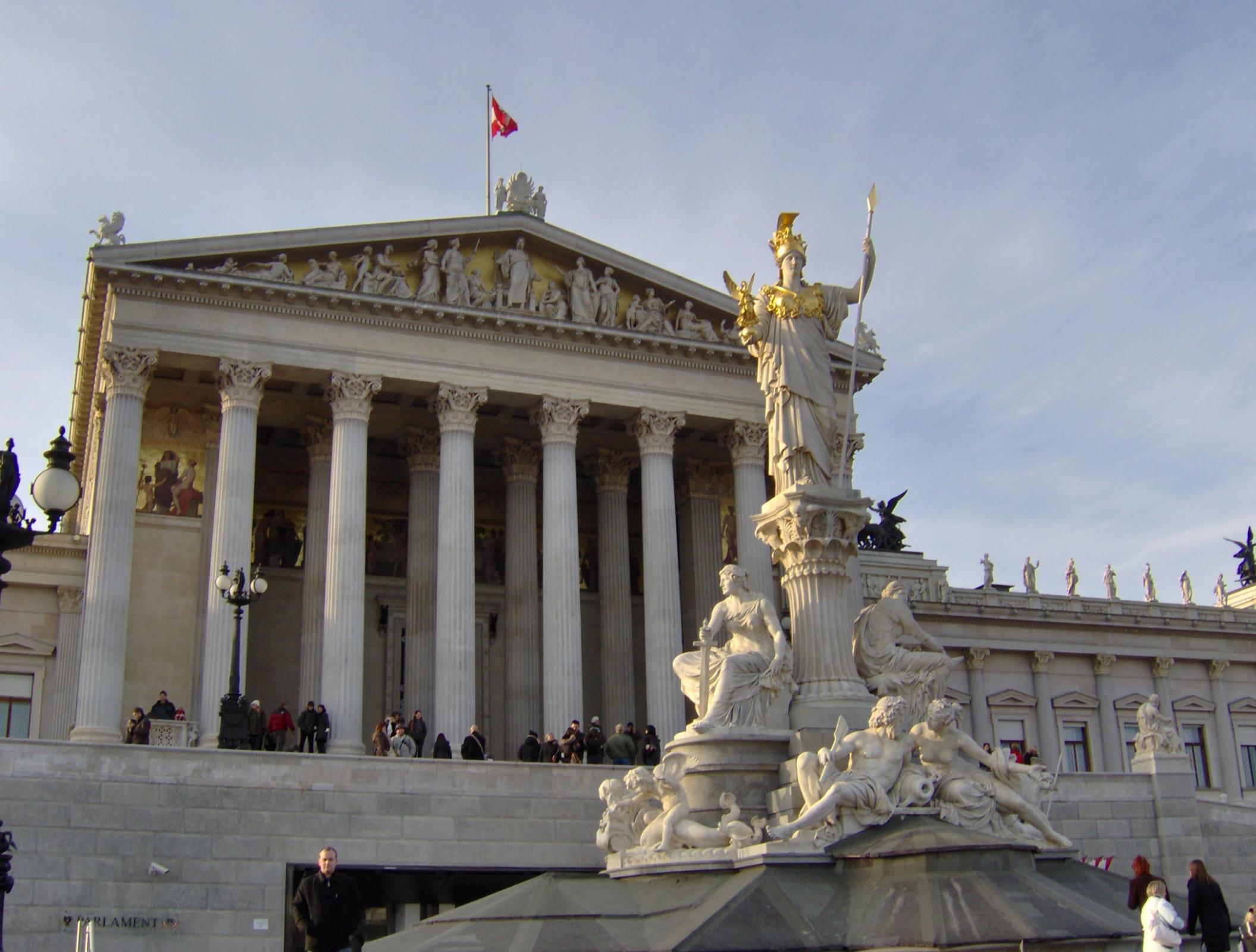 Avstrija, Parlament Avstrije, Dunaj