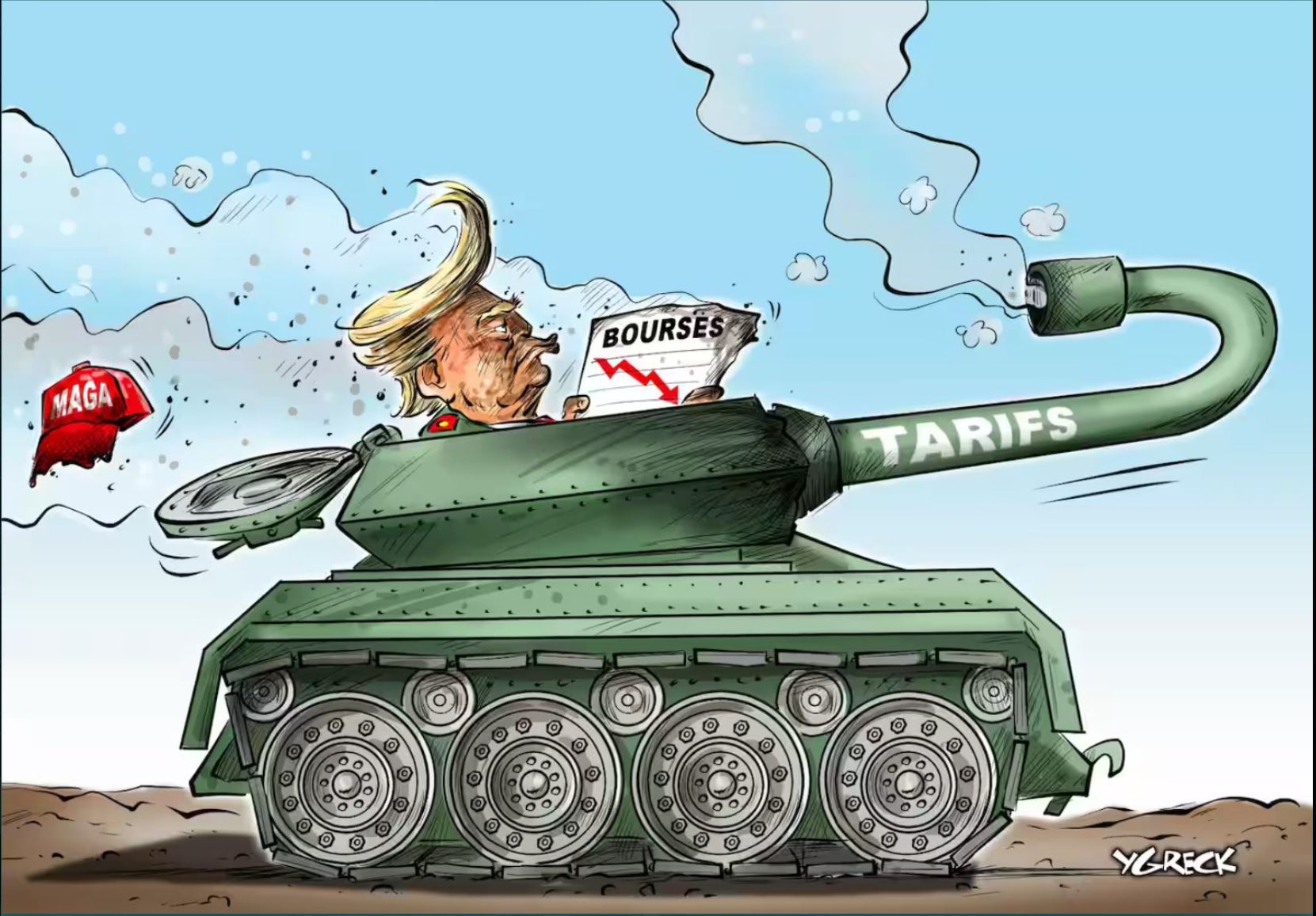 Trumpove carine kot tankovski "bumerang"
