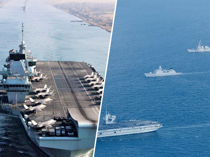 HMS Queen Elizabeth  Vir:Royal Navy