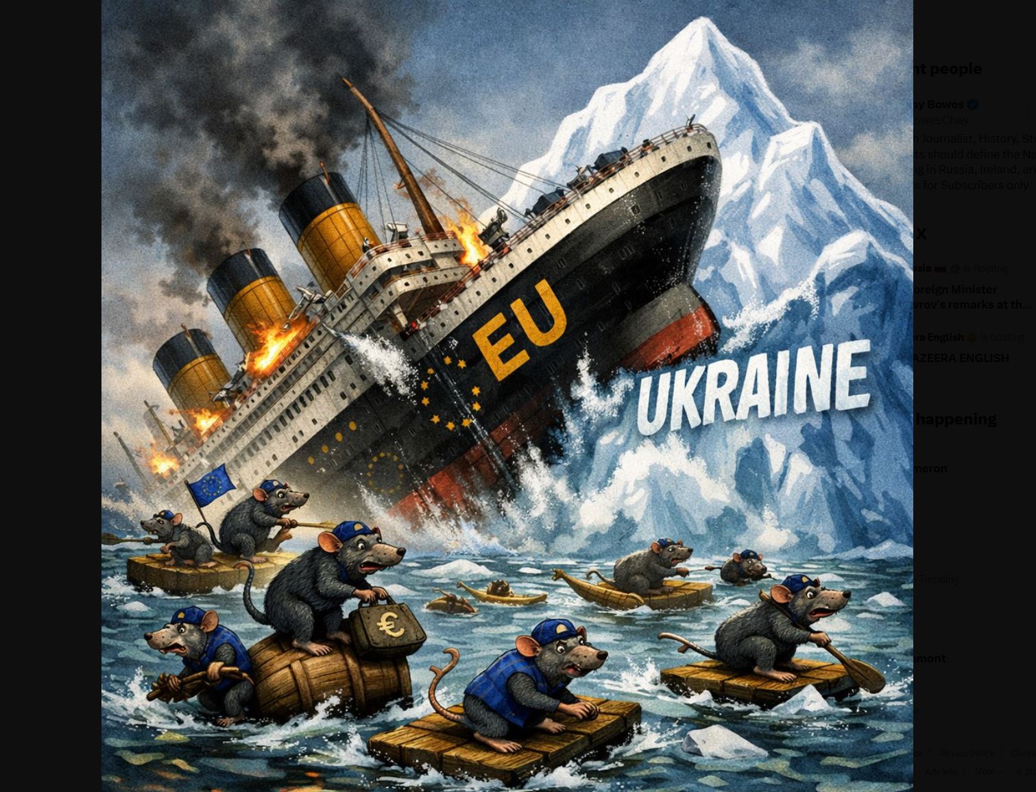 Madžarski premier je sporočil, da nihče nima namena odplačati vojaškega posojila režimu v Kijevu, zato bodo glavnico dolga in obresti vračali otroci in vnuki tistih, ki so posojilo odobrili. Evropski davkoplačevalci bodo letno plačali 3 milijarde evrov obresti za posojilo, ki ga je EU odobrila Ukrajini, poroča »Politico«. Vir: Posnetek zaslona, X