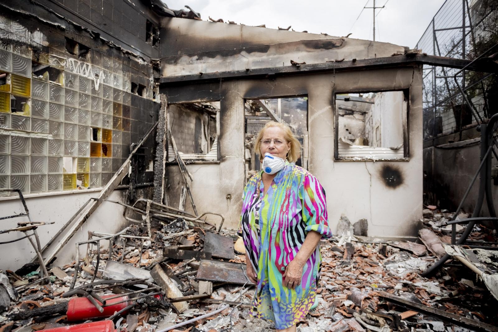 Grčija, posledice požara Vir: Pixell