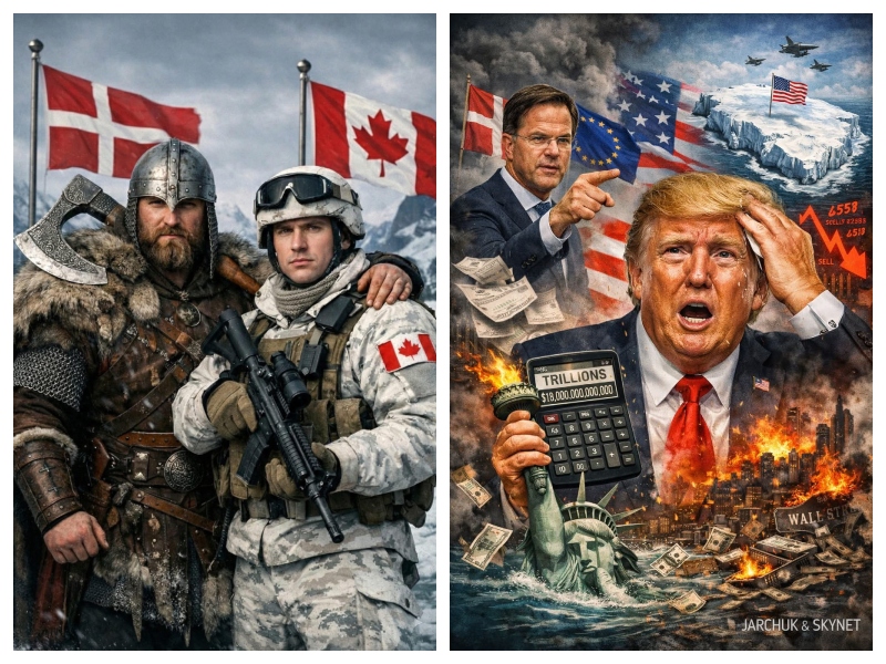 Kaos zaradi Trumpove zahteve po Greenlandiji Vir: X