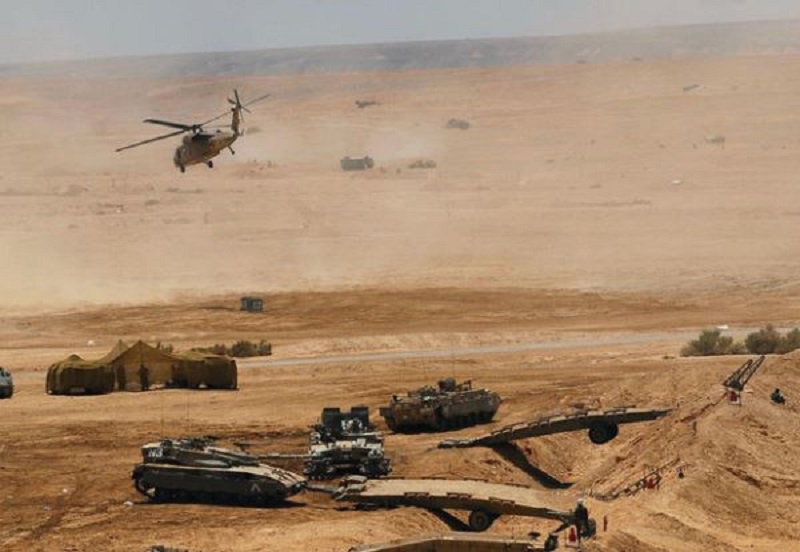 IDF v puščavi Negev Vir: Telegram