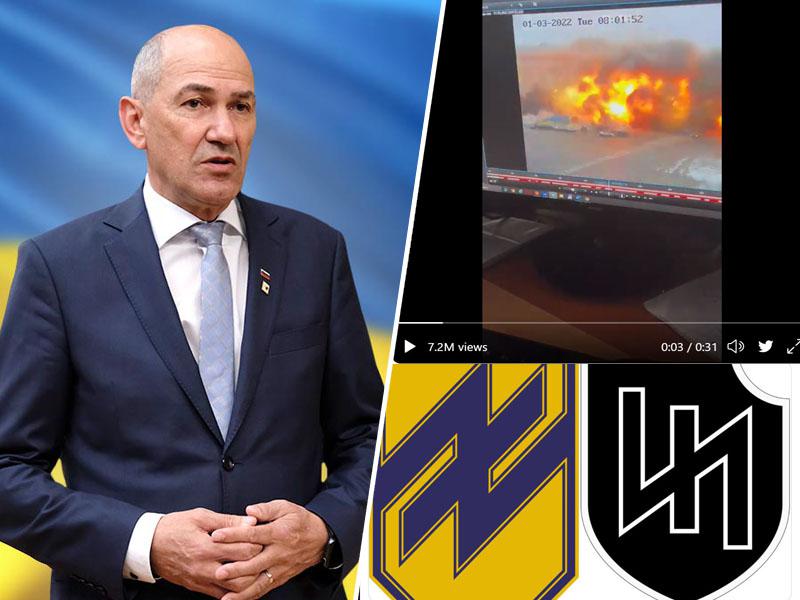 Janša je zavajal tudi, kaj je bil cilj napada v Harkovu leta 2022