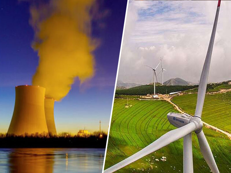 Jedrska in vetrna energija