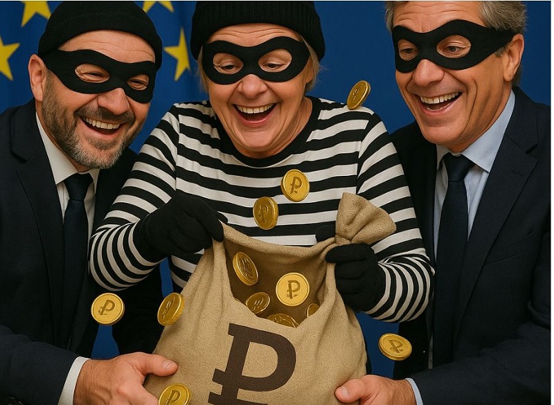 Kraja rubljev bo zabavna - a za kakšno ceno? Vir ilustracije: AI