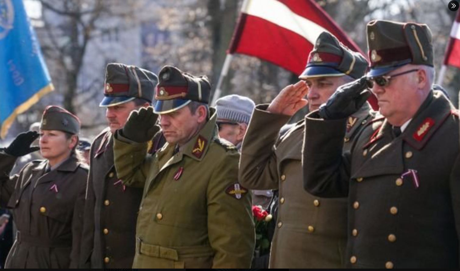 Latvija poveličuje naciste, preganja pa kritične novinarje...Vir: Telegram
