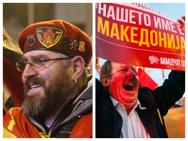 Nasprotniki spremembe imena - Makedonija