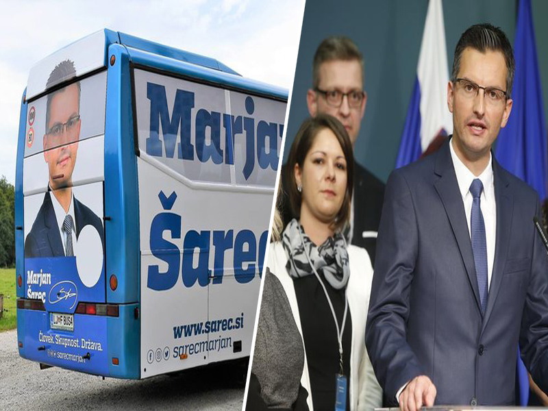 Marjan Šarec in avtobus LMŠ