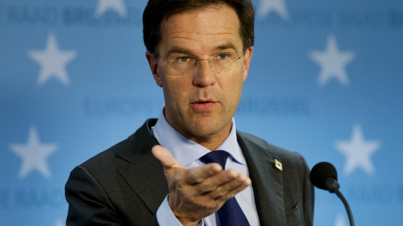 Nizozemski premier Mark Rutte