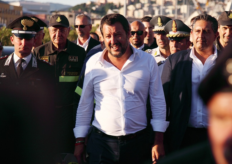 Vodja stranke Liga Matteo Salvini, foto: Pixsell