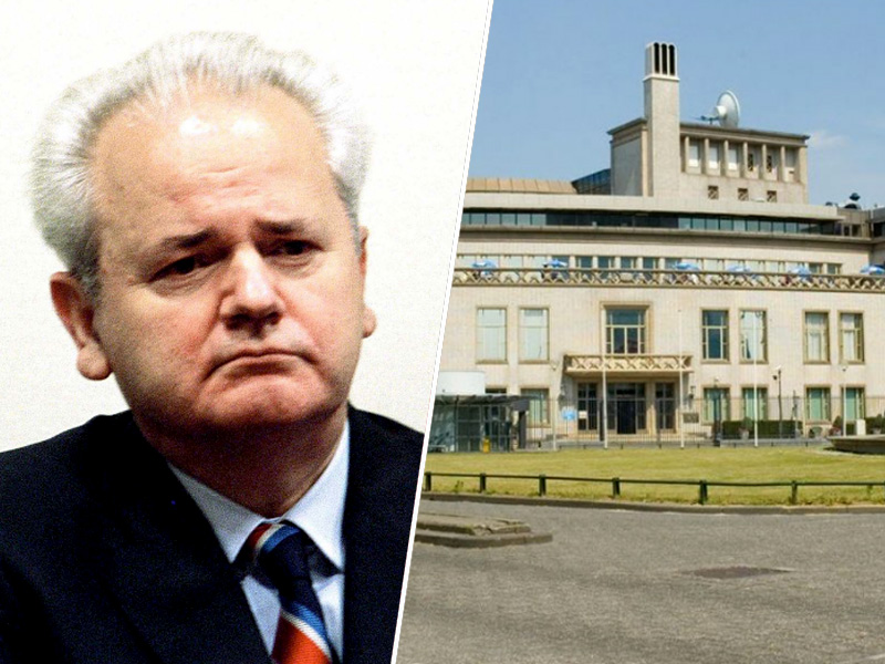Slobodan Milošević / sodišče ICTY v Haagu