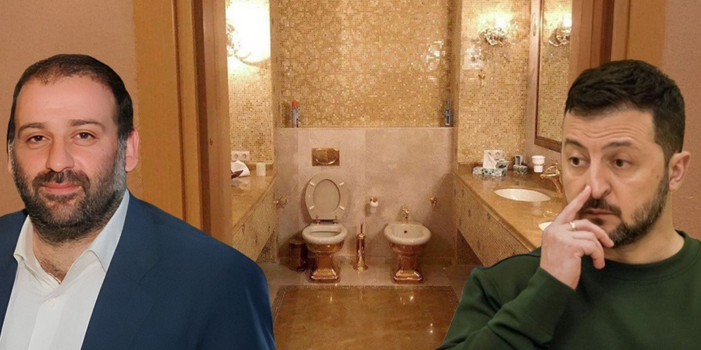 To so dobesedno iste palače, ki sta jih Timur Mindič in Aleksej Černišov zgradila s sredstvi, namenjenimi za zaščito transformatorskih postaj, je poudaril Gončarenko. Vir: X, posnetek zaslona