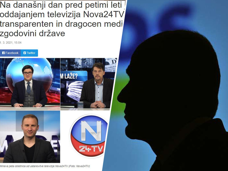 Nova24TV, njene laži in njihov mecen