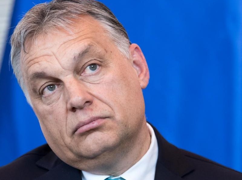 Viktor Viktor Orbán, obisk v Covid-bolnišnici. Vir: Twitter
