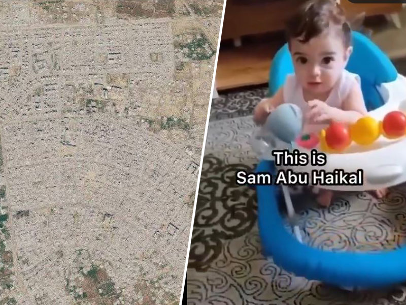 Žrtve genocidne tvorbe: Gaza in Sam Haikal Vir: X