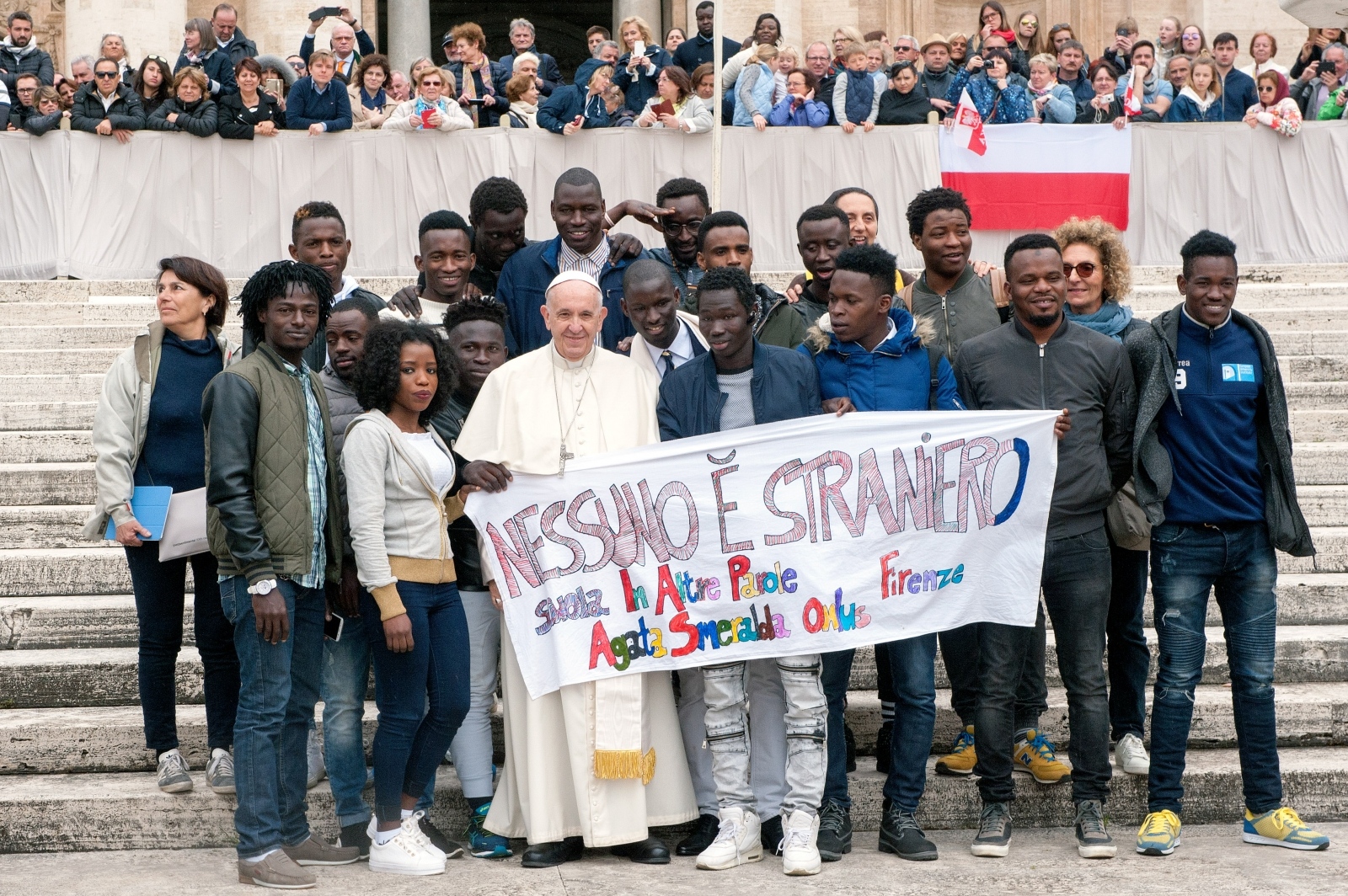 Papež in migranti
