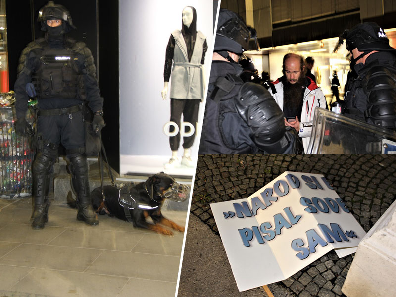 Policija in neutemeljeno popisovanje protestnikov